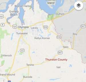 thurston county map